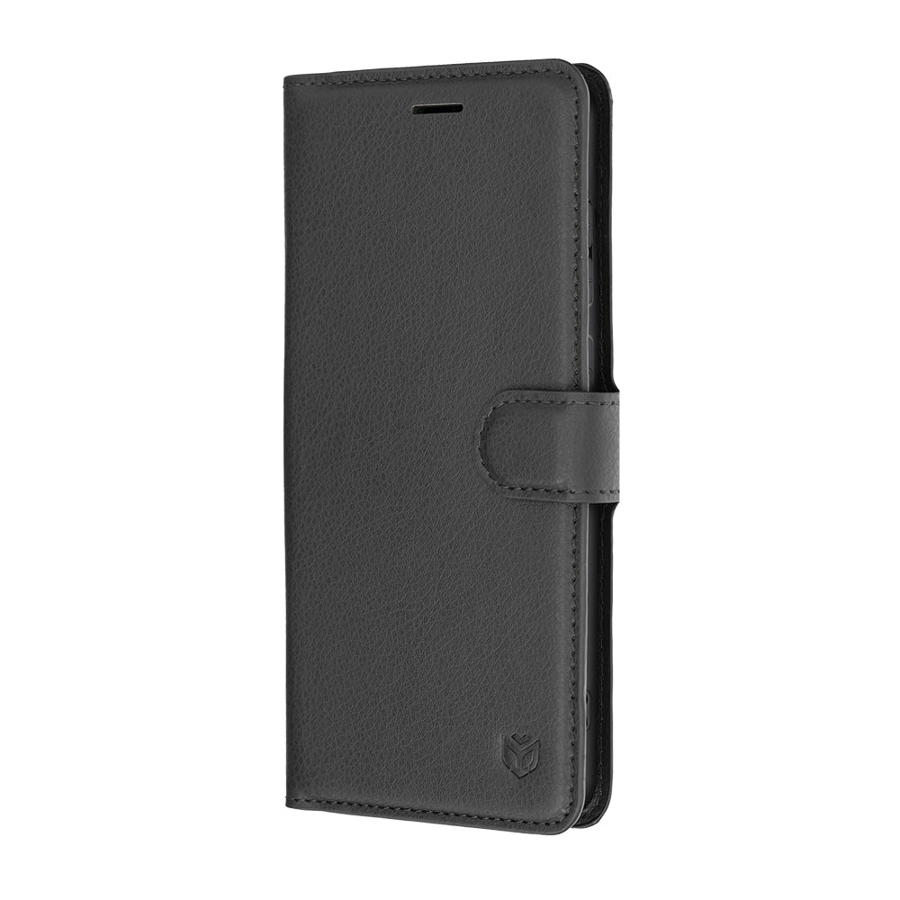 Etui na Samsung Galaxy S26 FE / S25 FE, Techsuit, Leather Folio, czarne
