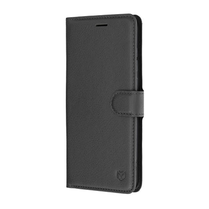 Etui na Samsung Galaxy S26 FE / S25 FE, Techsuit, Leather Folio, czarne