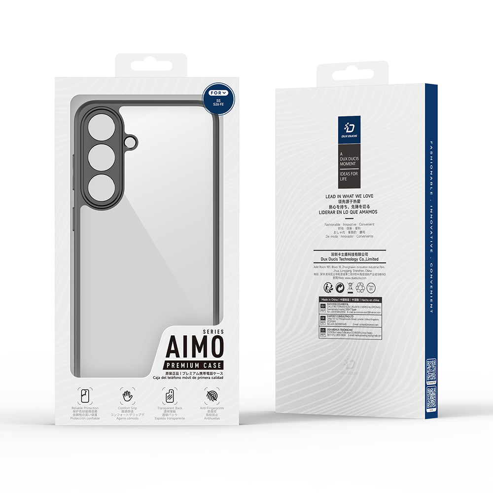 Etui do Samsung Galaxy S26 FE S741, DUX DUCIS, Aimo, czarne