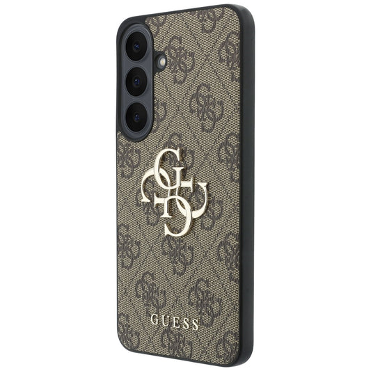 Etui na Samsung Galaxy S26 FE S741, Guess, 4G Metal Logo, Brązowy