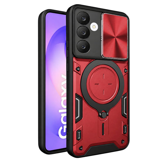 Etui do Samsung Galaxy S26 FE S741 / S25 FE, Techsuit, CamGuard Pro, czerwone