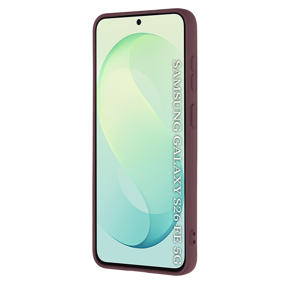Etui do Samsung Galaxy S26 FE S741 / S25 FE, Techsuit, SoftFlex, bordowe