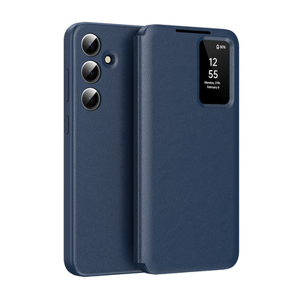 Etui na Samsung Galaxy S26 FE, Techsuit, SmartView, Niebieskie