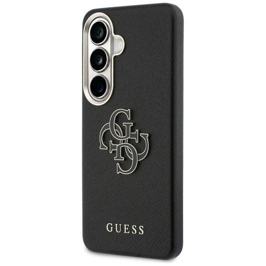 Etui na Samsung Galaxy S26 Plus S947, Guess, 4G Grained Big and Classic Logo, czarne