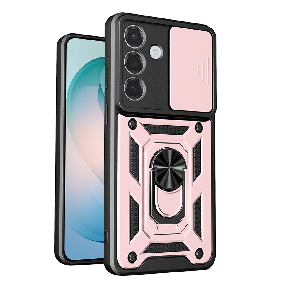 Etui na Samsung Galaxy S26 Plus, Techsuit, CamShield, Różowe Złoto