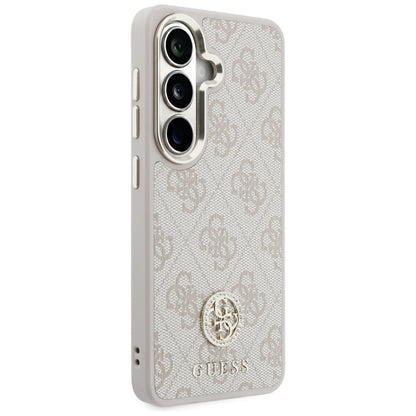 Etui na Samsung Galaxy S26 S942, GUESS, 4G Big Rhinestone Triangle Strap, Różowy