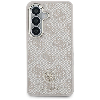 Etui na Samsung Galaxy S26 S942, GUESS, 4G Big Rhinestone Triangle Strap, Różowy