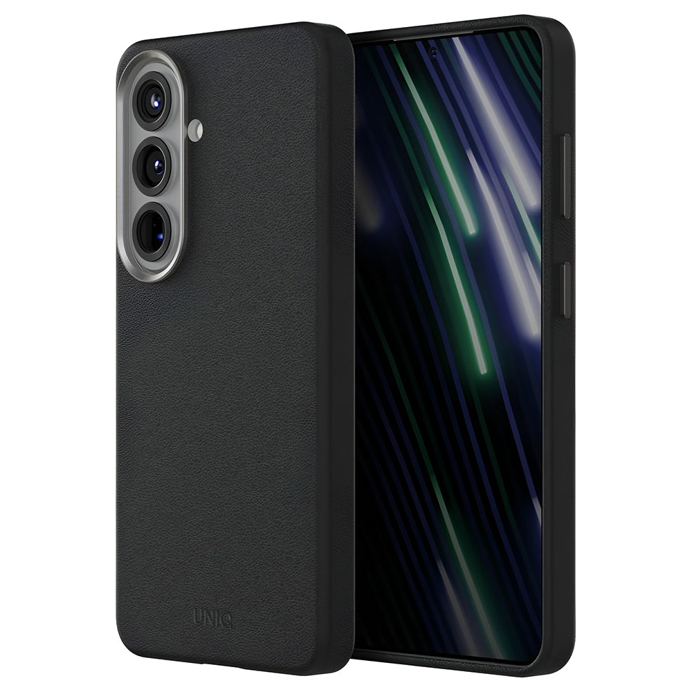 Etui na Samsung Galaxy S26 S942, UNIQ, Lyden Leatherette, Czarne