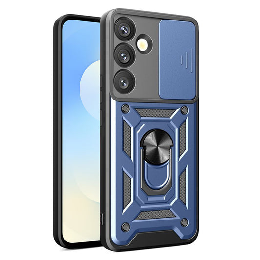 Etui na Samsung Galaxy S26, Techsuit, CamShield, Niebieskie