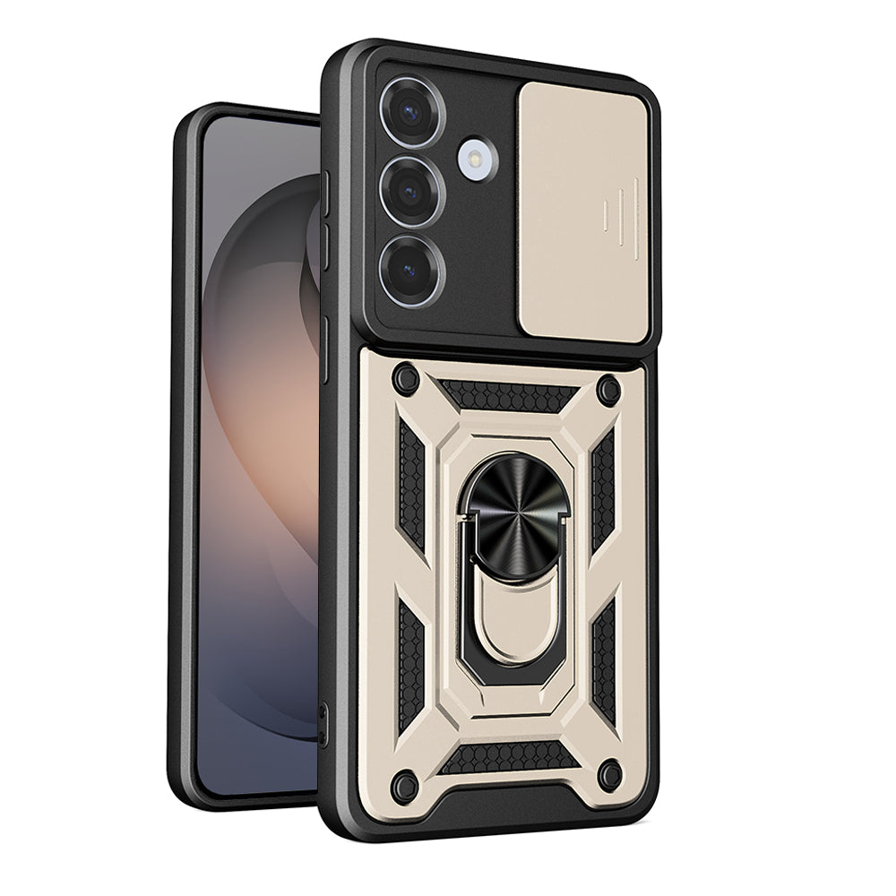 Etui na Samsung Galaxy S26, Techsuit, CamShield, Złote