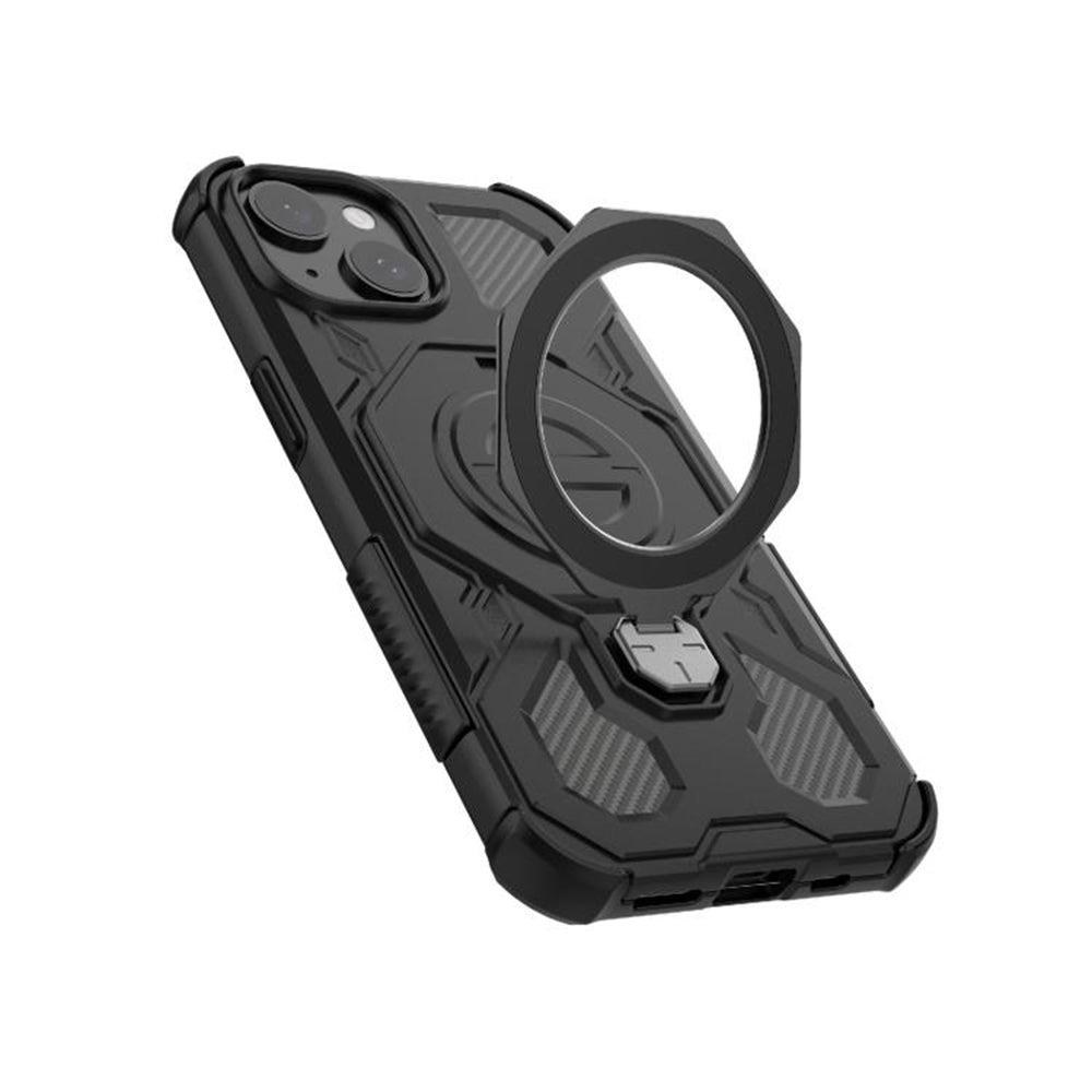 Case for Samsung Galaxy S26, Techsuit, Carbon Shield Pro, Black
