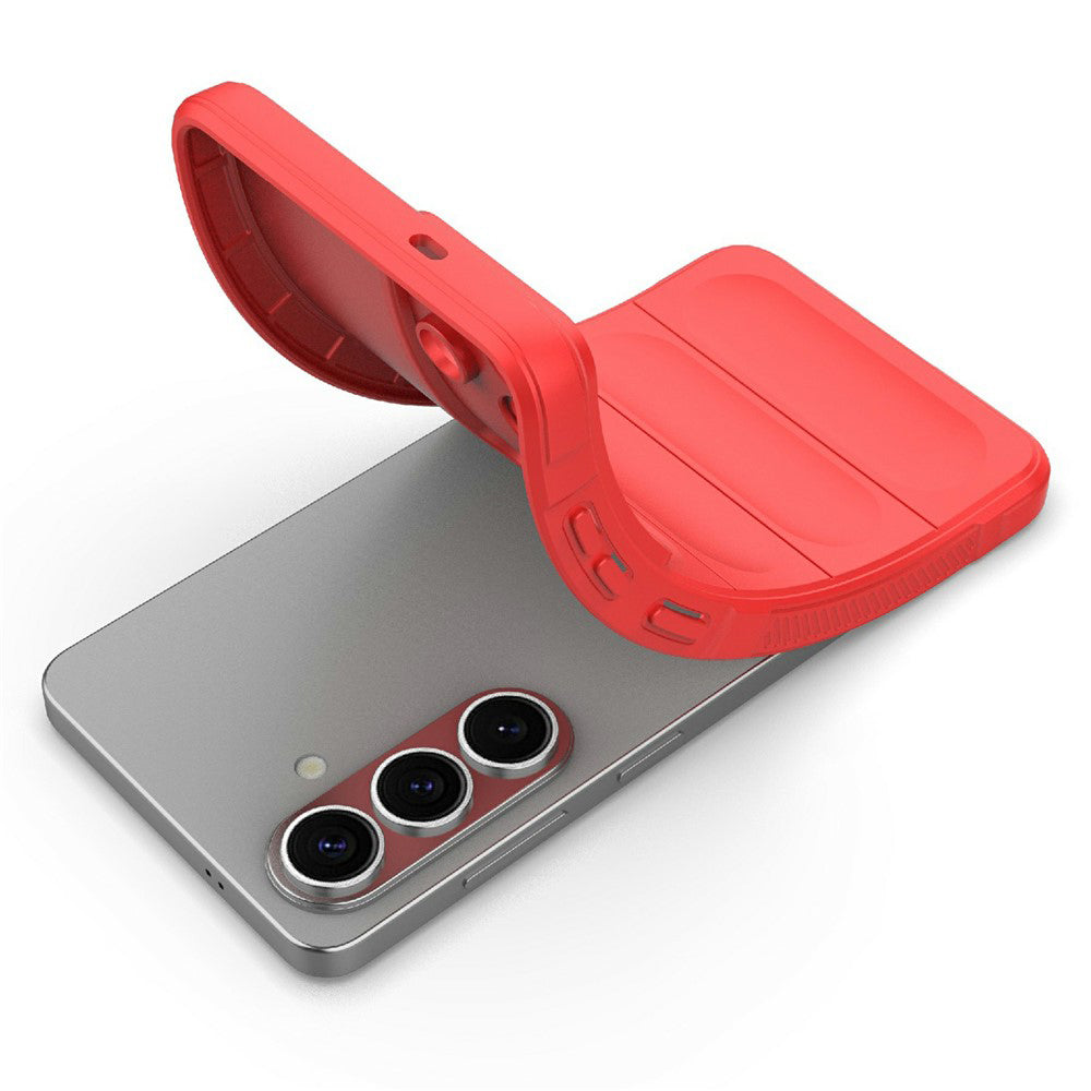 Etui na Samsung Galaxy S26, Techsuit, Magic Shield, Czerwone