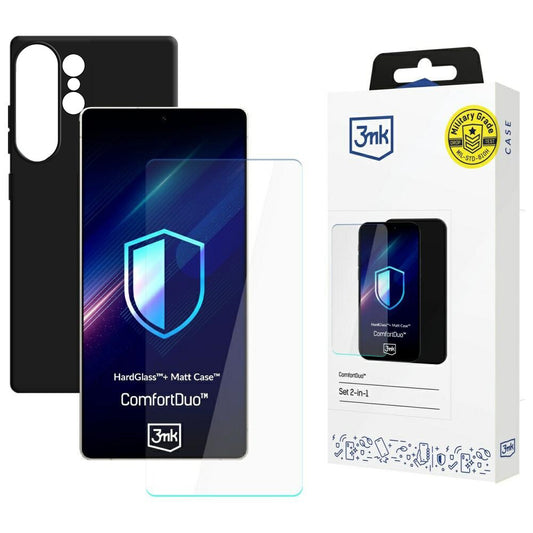 Etui na Samsung Galaxy S26 Ultra, 3MK, ComfortDuo, Czarne