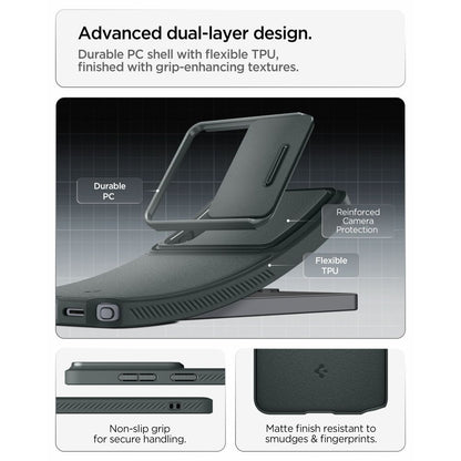 Case for Samsung Galaxy S26 Ultra S948, Spigen, Optik Armor, Green ACS10688