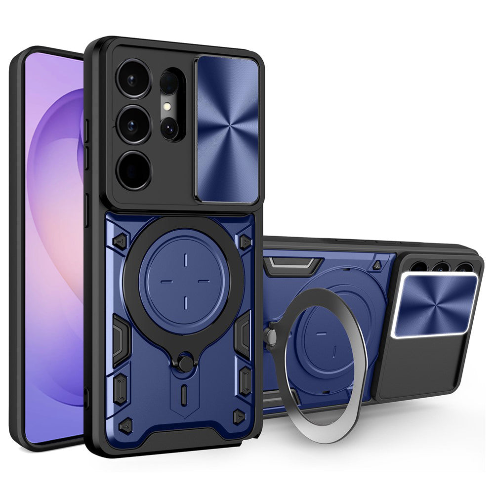 Etui na Samsung Galaxy S26 Ultra, Techsuit, CamGuard Pro, Niebieskie