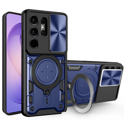 Etui na Samsung Galaxy S26 Ultra, Techsuit, CamGuard Pro, Niebieskie