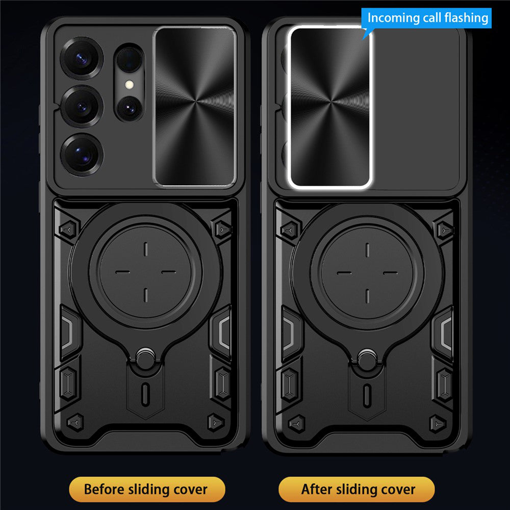 Etui na Samsung Galaxy S26 Ultra, Techsuit, CamGuard Pro, Niebieskie