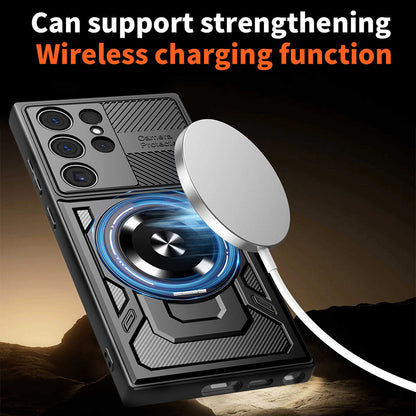 Etui na Samsung Galaxy S26 Ultra, Techsuit, RuggedCam, Fioletowy