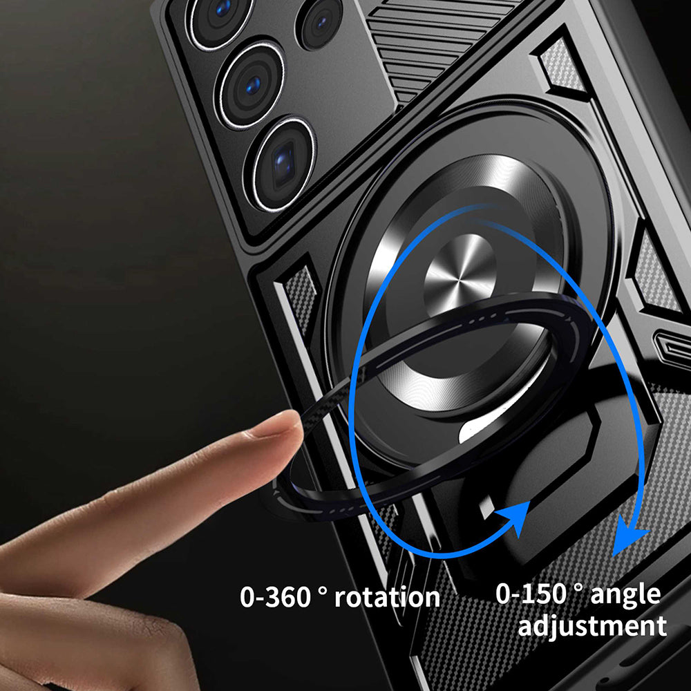 Etui na Samsung Galaxy S26 Ultra, Techsuit, RuggedCam, Fioletowy