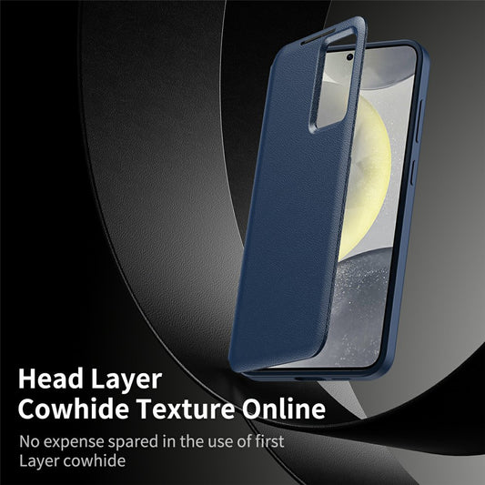 Etui na Samsung Galaxy S26 Ultra, Techsuit, SmartView, Niebieskie