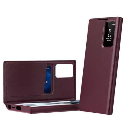 Etui na Samsung Galaxy S26 Ultra S948, Techsuit, SmartView, Czerwone