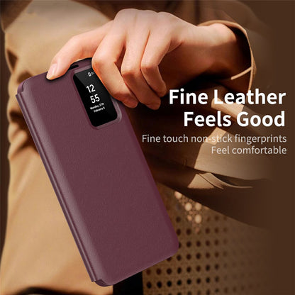Etui na Samsung Galaxy S26 Ultra S948, Techsuit, SmartView, Czerwone