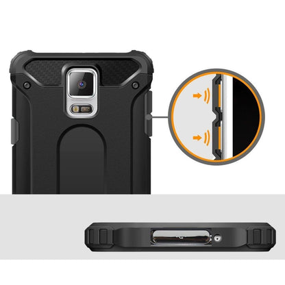 Case for Samsung Galaxy S5 G900, Techsuit, Hybrid Armor, Black