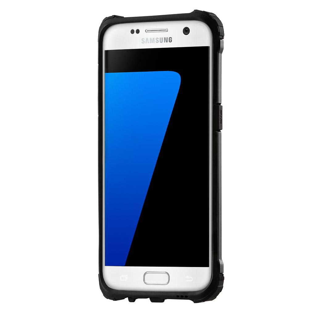 Case for Samsung Galaxy S7 edge G935, Techsuit, Hybrid Armor, Black