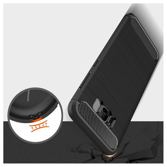 Etui na Samsung Galaxy S8+ G955, Techsuit, Carbon, Czarny