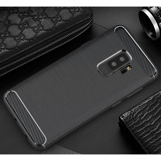 Etui na Samsung Galaxy S9+ G965, Techsuit, Carbon, Czarny