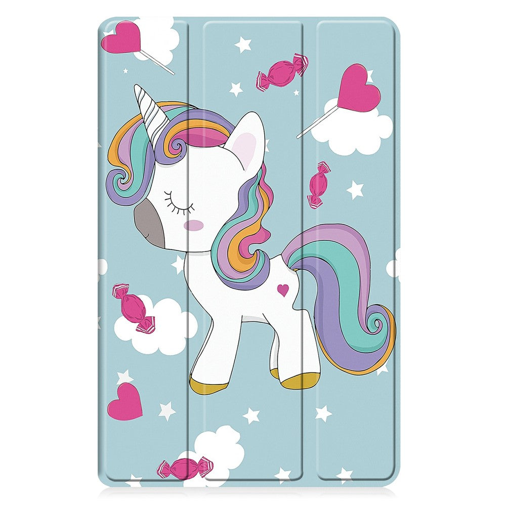 Etui na Samsung Galaxy Tab A11+ / Tab A9+, Techsuit, FoldPro Unicorn, wielokolorowe