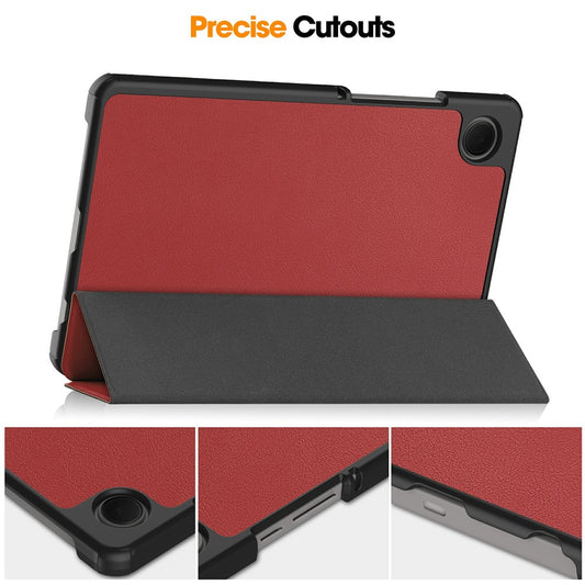 Etui na Samsung Galaxy Tab A11 / Tab A9, Techsuit, FoldPro Nowy Model, Czerwony