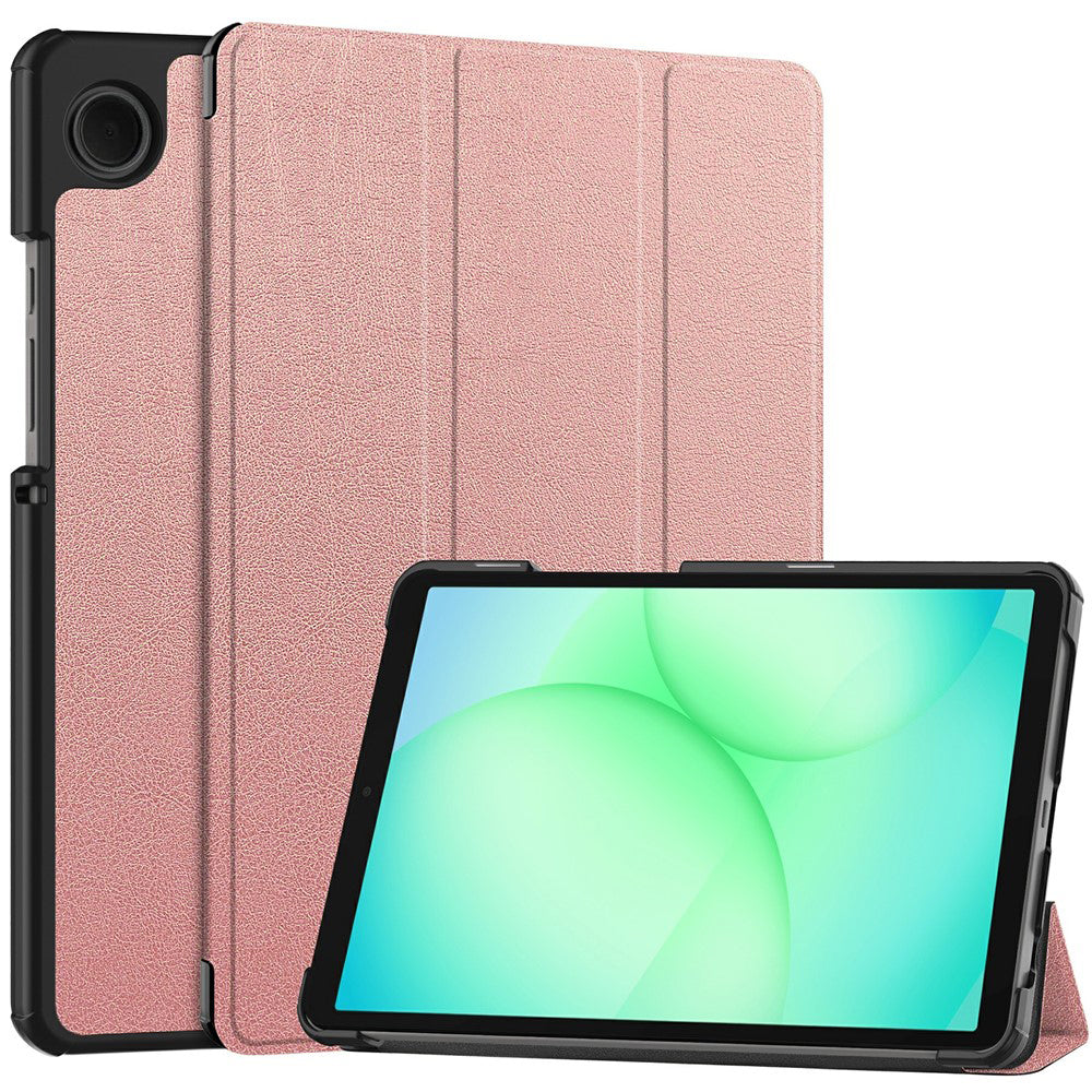 Etui na Samsung Galaxy Tab A11 / Tab A9, Techsuit, FoldPro, Różowe Złoto