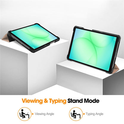 Etui na Samsung Galaxy Tab A11 / Tab A9, Techsuit, FoldPro, Różowe Złoto