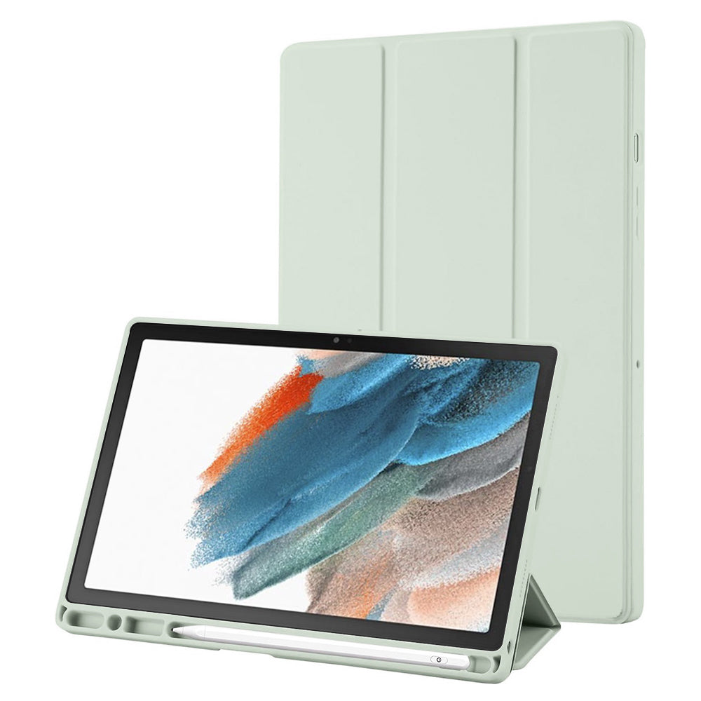 Etui na Samsung Galaxy Tab A8 10.5 (2021), Techsuit, Flex Trifold, Zielona Matcha