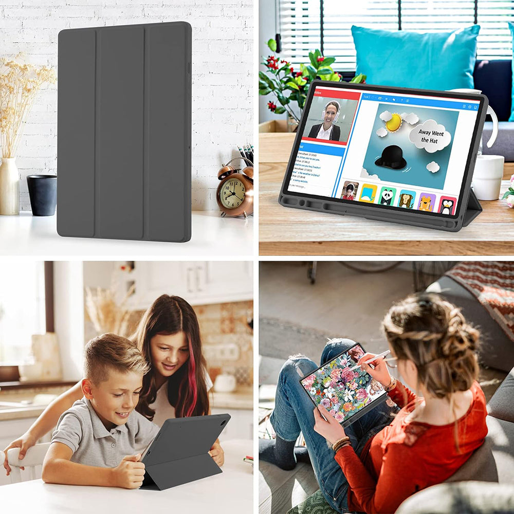 Etui na Samsung Galaxy Tab A8 10.5 (2021), Techsuit, Flex Trifold, Zielona Matcha