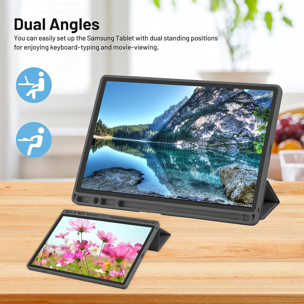 Etui na Samsung Galaxy Tab A8 10.5 (2021), Techsuit, Flex Trifold, Zielona Matcha