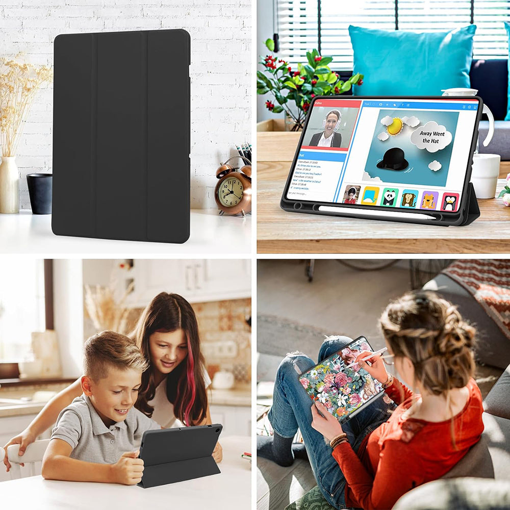 Etui na Samsung Galaxy Tab A9+, Techsuit, Flex Trifold, Zielona Matcha