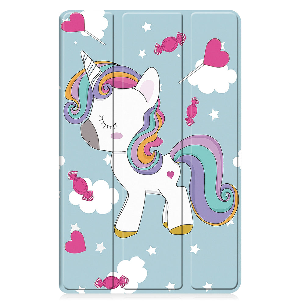 Etui na Samsung Galaxy Tab A9+, Techsuit, FoldPro Unicorn, wielokolorowe