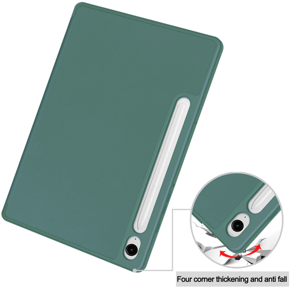 Etui na Samsung Galaxy Tab S10 FE / Tab S9 FE, Techsuit, Flex Trifold, Zielony