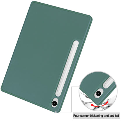 Etui na Samsung Galaxy Tab S10 FE / Tab S9 FE, Techsuit, Flex Trifold, Zielony