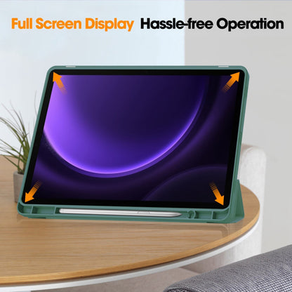 Etui na Samsung Galaxy Tab S10 FE / Tab S9 FE, Techsuit, Flex Trifold, Zielony