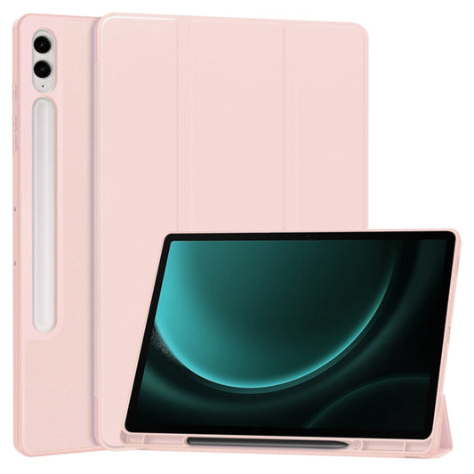 Etui na Samsung Galaxy Tab S10+ / Tab S9 FE+ / Tab S9+, Techsuit, Flex Trifold, Różowe