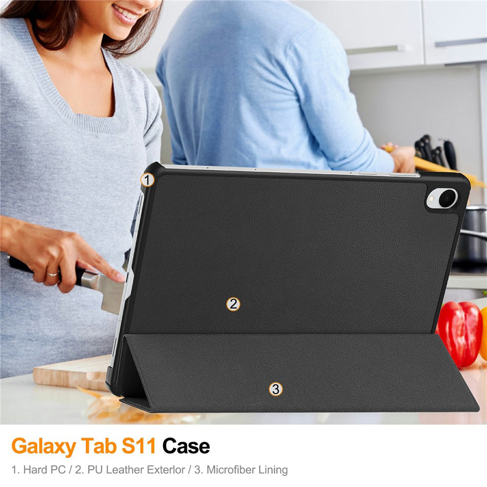 Etui na Samsung Galaxy Tab S11, Techsuit, FoldPro, różowe