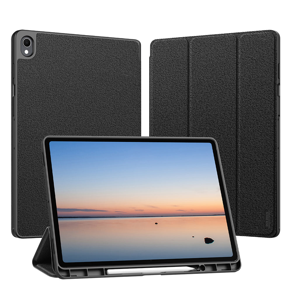 Etui do Samsung Galaxy Tab S12 Plus, DUX DUCIS, Domo z uchwytem na rysik, czarne