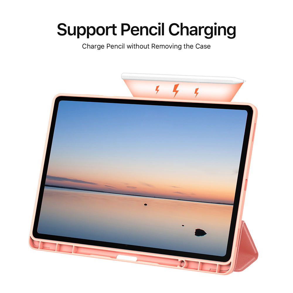 Etui do Samsung Galaxy Tab S12 Plus, DUX DUCIS, Domo z uchwytem na rysik, różowe