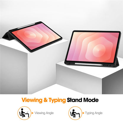 Etui na Samsung Galaxy Tab S12 Plus, Techsuit, Flex Trifold, Czarna