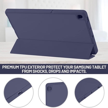Etui na Samsung Galaxy Tab S6 Lite (2024) / Tab S6 Lite (2022) / Tab S6 Lite (2020), Techsuit, Flex Trifold, Granatowy