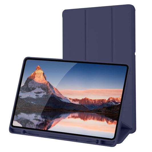 Etui na Samsung Galaxy Tab S6 Lite (2024) / Tab S6 Lite (2022) / Tab S6 Lite (2020), Techsuit, Flex Trifold, Granatowy