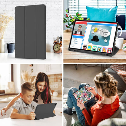 Etui na Samsung Galaxy Tab S6 Lite (2024) / Tab S6 Lite (2022) / Tab S6 Lite (2020), Techsuit, Flex Trifold, Czarny